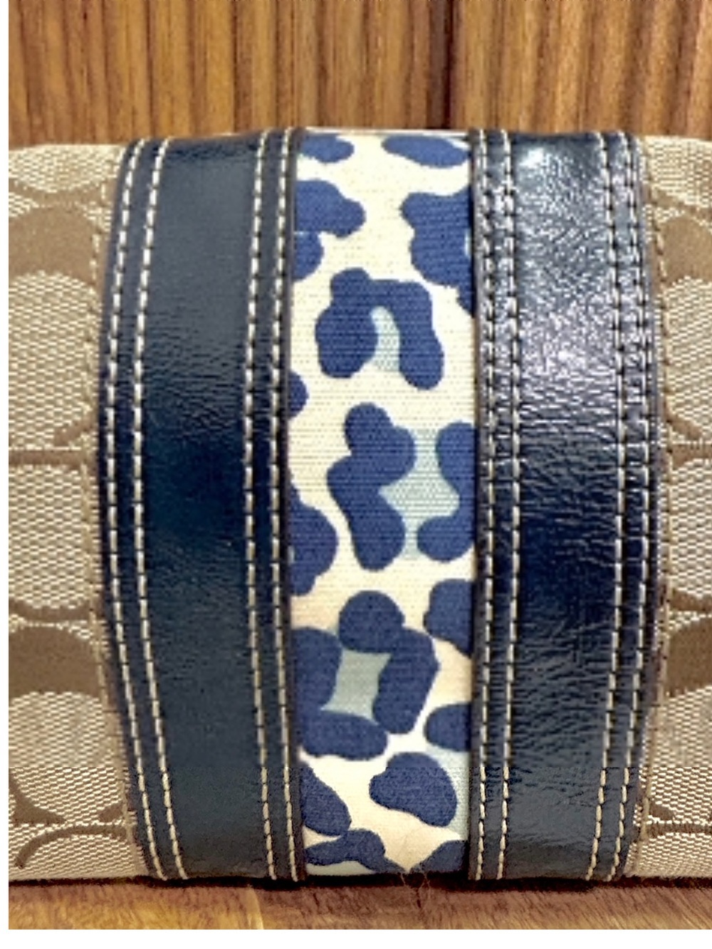 Coach Hampton Signature Mini Satchel Demi Bag Color Block Leopard Style F4211 - Picture 9 of 10